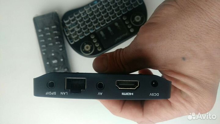 Смарт тв приставка А 95 Х с блютуз клавиатурой