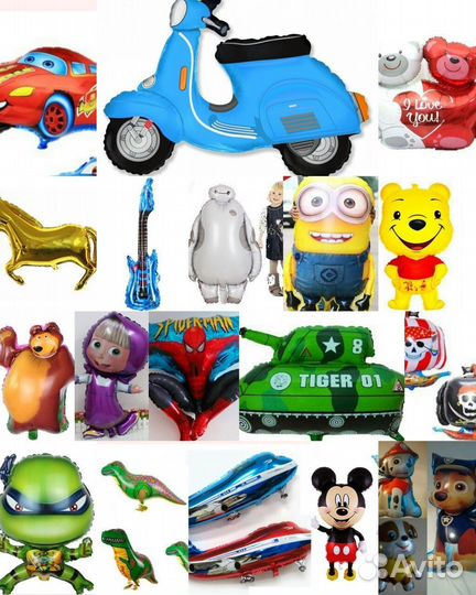 Герои мультфильмов 50 -100 см Маус Пеппа и др