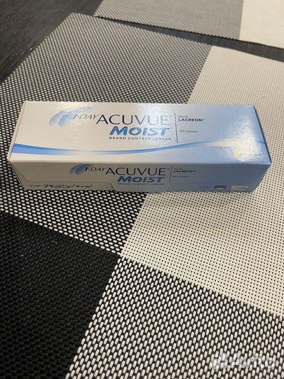 Линзы контактные acuvue moist 1 day