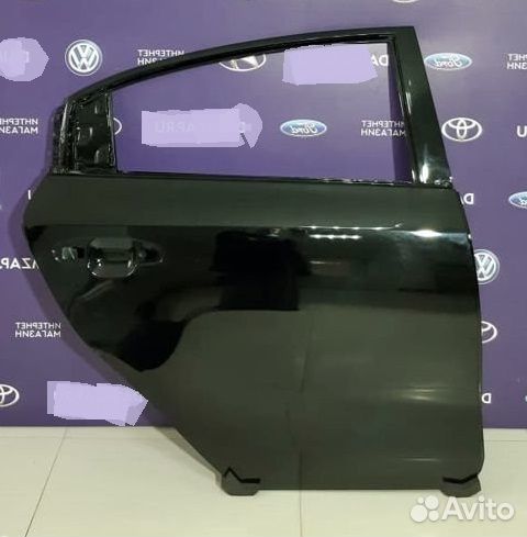 Дверь задняя левая KiA RiO 2017 черная