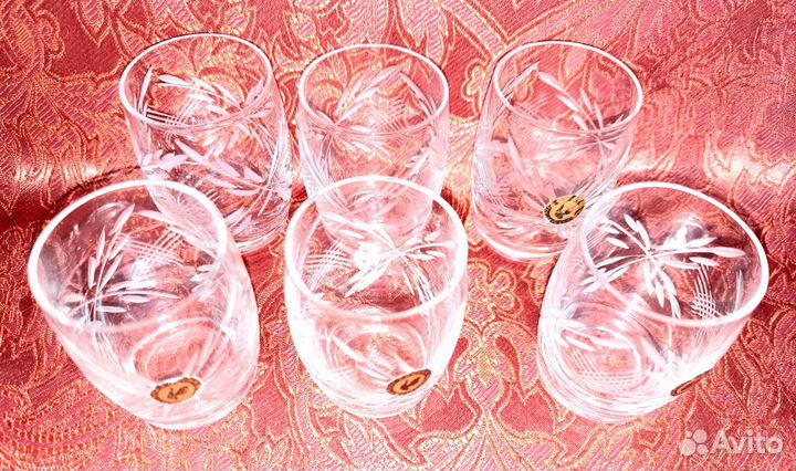 Коньячный набор. Стопки. Хрусталь