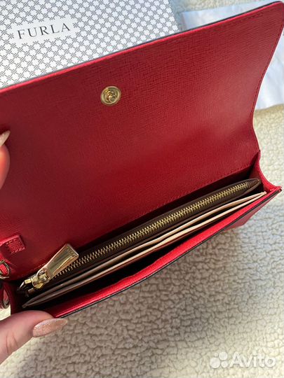 Клатч Furla оригинал красный