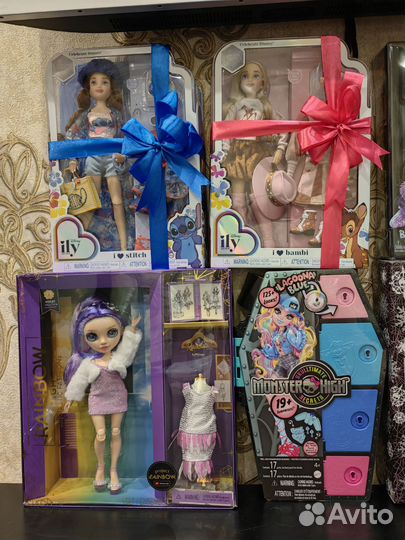 Rainbow high, Monster high, Shadow high