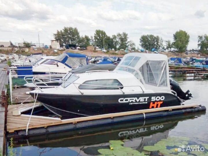 Понтон-паук для катера, сборный причал (м)