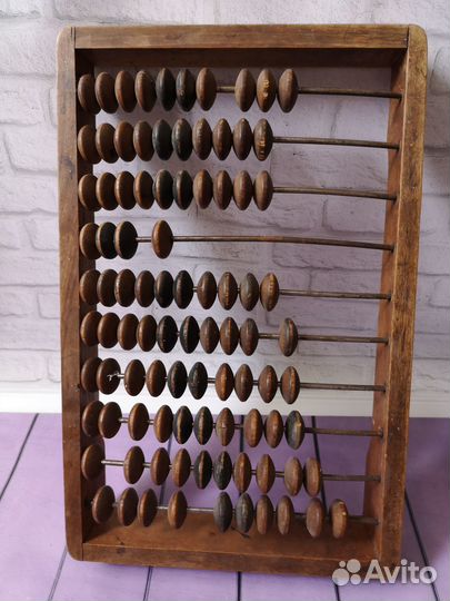 Счёты деревянные бухгалтерские времён СССР