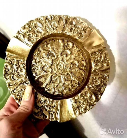 Газетница антиквариат бронза