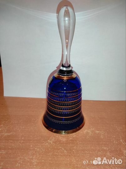 Колокольчик хрустальный Богемия