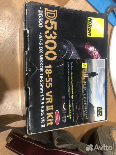 Зеркальный фотоаппарат nikon d5300 kit vrii red
