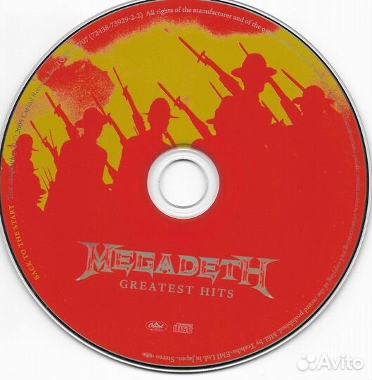 Megadeth – Greatest Hits: Back To The Start - Japa