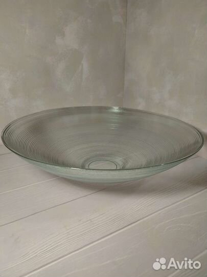 Ваза стеклянная IKEA (диаметр 40см)