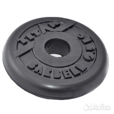 Блин обрезиненный titan Barbell 0,5 кг (d26)
