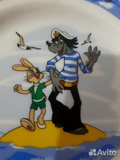 Тарелки детские Ну Погоди и Белочка СССР