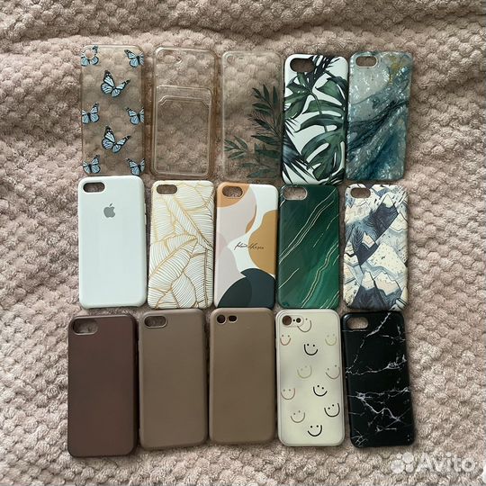 Чехлы iPhone 7 И 8 15 штук сразу
