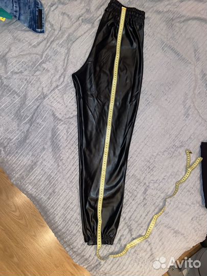 Брюки кожаные