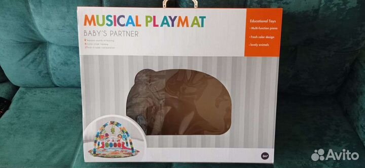 Развивающий коврик музыкальный