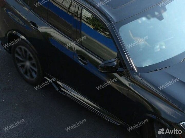 Обвес BMW X7 G07 со спойлерами черный