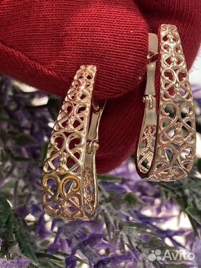 Серьги 585 пробы