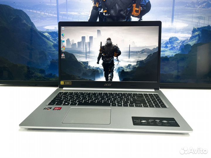 Игровой ноутбук Acer на Ryzen + Radeon + SSD