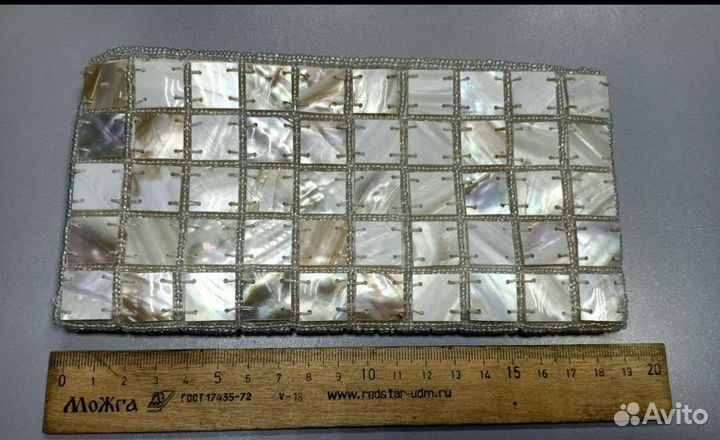 Кошелек перламутр ручная работа