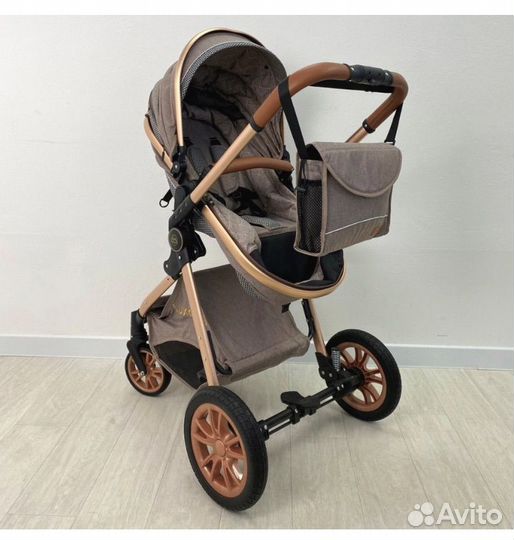 Коляска Luxmom 2в1 v9