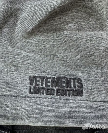 В наличии vetements deconstructed zip hoodie