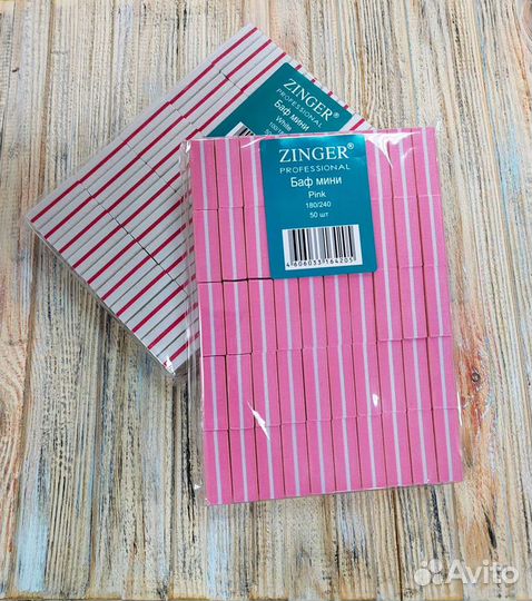 Пилка-баф мини, 50шт, Zinger