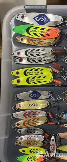 Блесна Mepps, Daiwa, Abu Garcia, Hansen, Aise