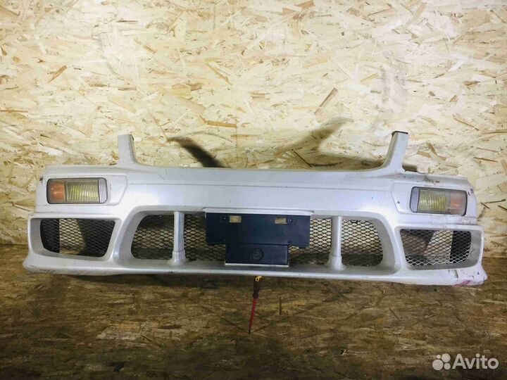 Бампер передний Тюнинг Nissan Stagea WC34 Белыйцар