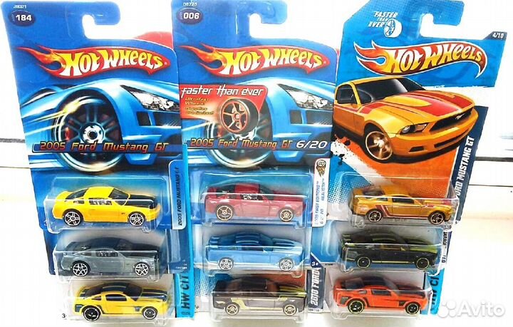 Hot Wheels Ford Mustang GT Коллекция