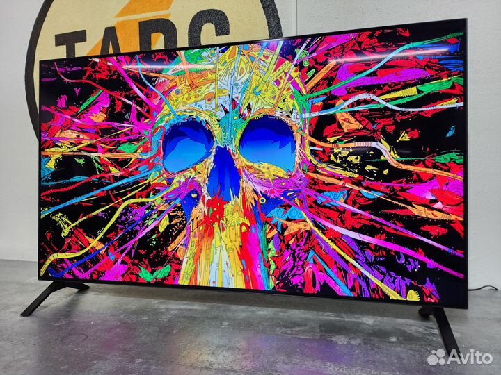 Ультратонкий безрамочный 4К oled LG 140см SMART TV