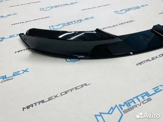 Сплиттер BMW F30, M Performance, черный глянец