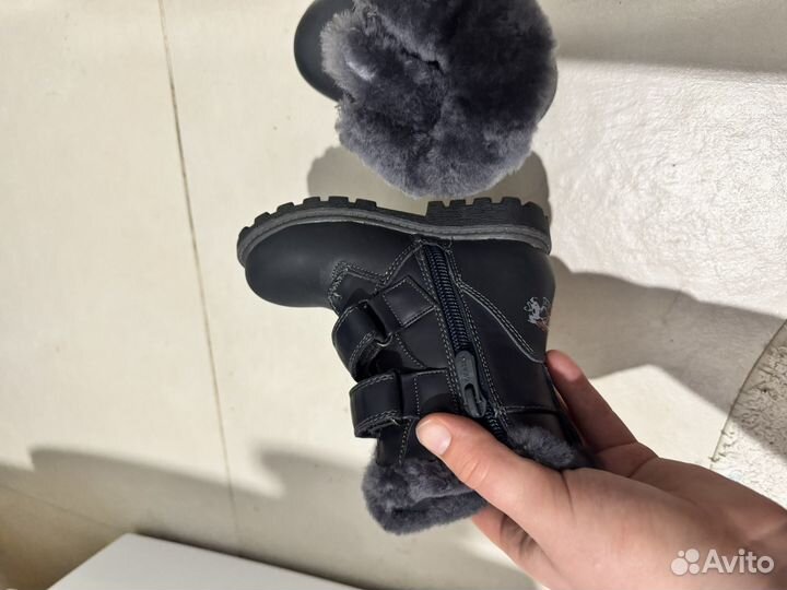 Сапоги зимние для мальчика 23 размер