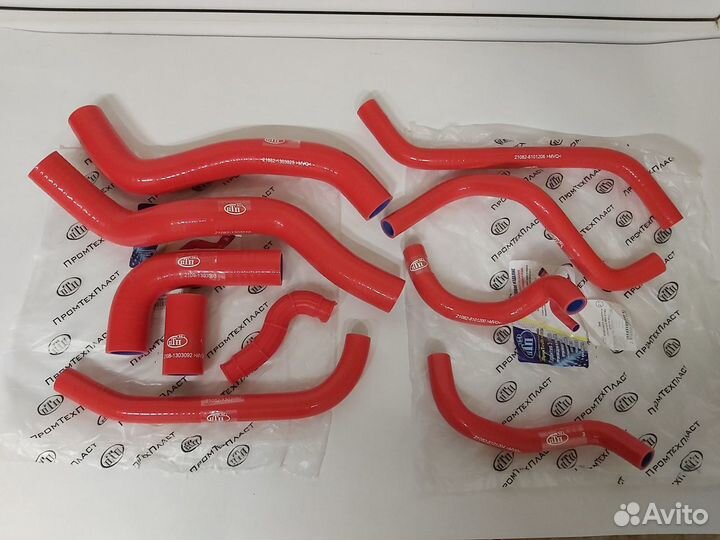 Силиконовые патрубки птп Ваз 2114 2109 Приора