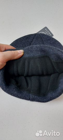 Мужская шапка Adidas по голове с флисом внутри