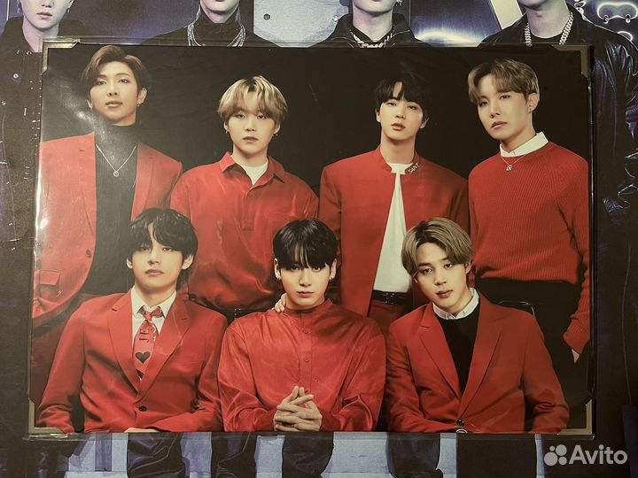 Премиум-фото BTS OT7 mots