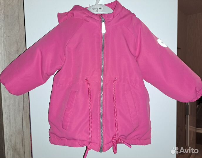 Куртка для девочки весна-осень 80 размер