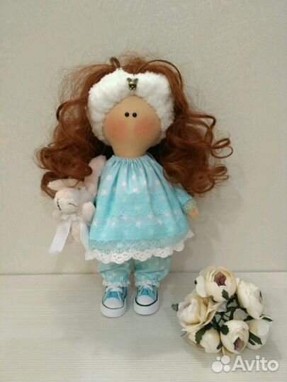 Интерьерная кукла ручной работы