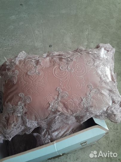 Плед и две подушки (бархат)