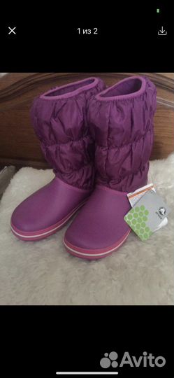 Crocs c9 сапоги новые
