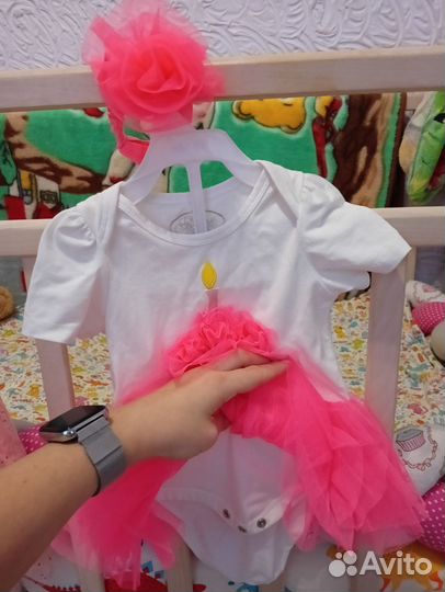 Платья детские 6,9, 12 месяцев