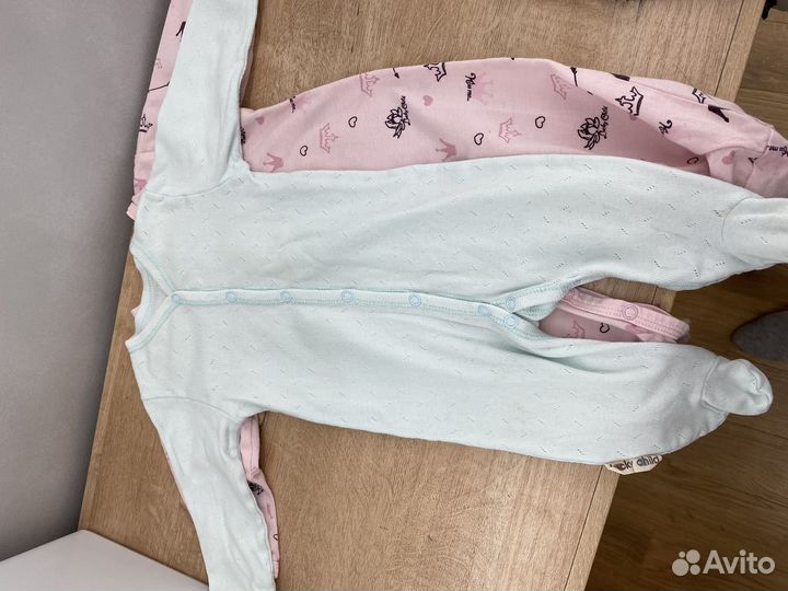 Вещи пакетом для девочки 0-3мес