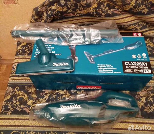 Аккумуляторный пылесос makita CL106FD