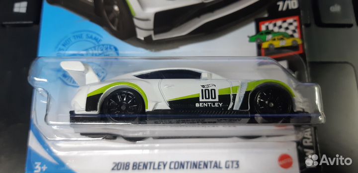 Hot Wheels 2018 Bentley Continental GT3. -2020