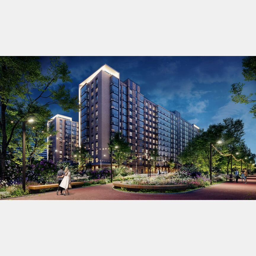 2-к. квартира, 46,7 м², 4/12 эт.