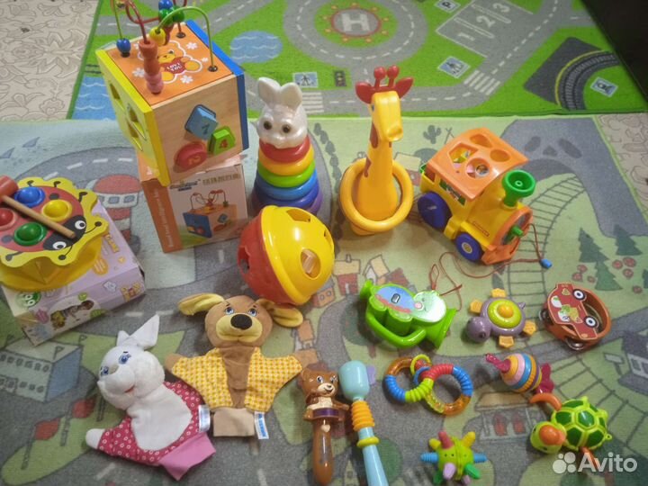 Развивающие игрушки, сортеры, музыкальные