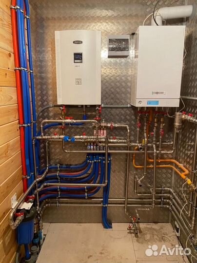 Отопление и водоснабжение в частный дом под ключ