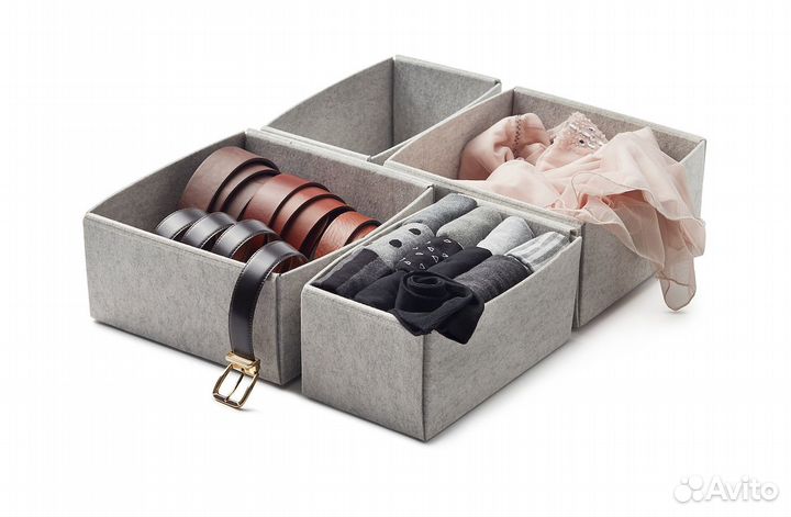 Komplement Коробка 404.057.77 светло-серый 25x27x1