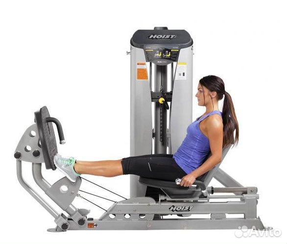 Грузоблочный тренажер Hoist Жим ногами сидя / Икро