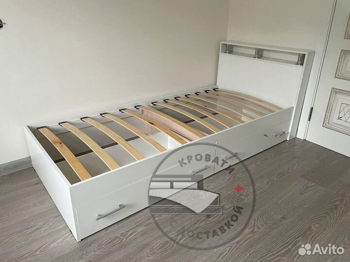 Кровать 90х200 с ящиками
