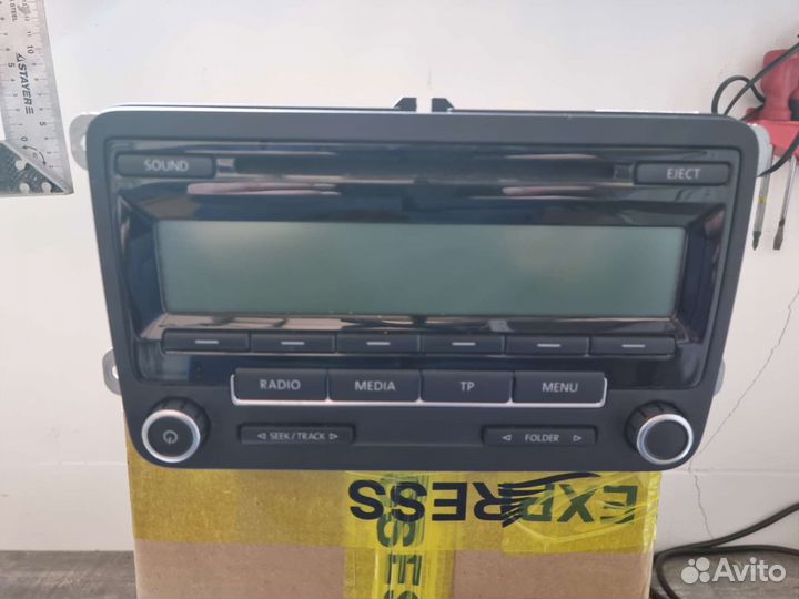 Магнитола 2 din vw passat b6 RCD-310 + рамка 2010